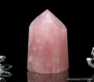 John of God Rose Quartz Master Dow Casa Crystal