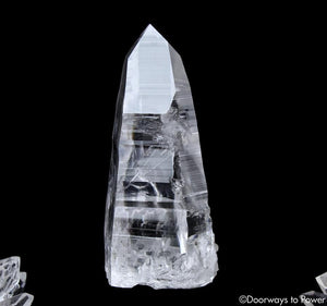 Colombian Lemurian Light Quartz Isis Crystal Point 'Illuminate'
