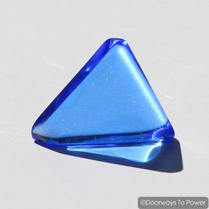 Siberian Blue Quartz Crystal Triangle