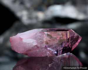 Rose Aura Lemurian Seed Quartz Pleiadian Starbrary Initiation Channeling Crystal Rare