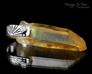 Tangerine Lemurian Light Language Pendant