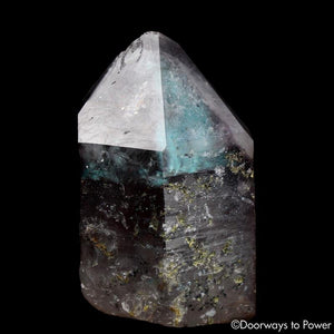 Ajoite in Quartz with Hematite Epidote Copper