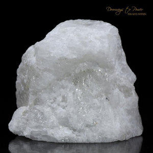 White Azeztulite Crystal Altar Stone