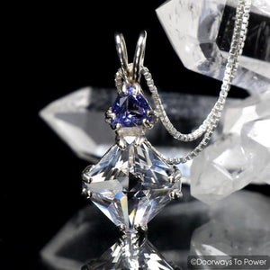Danburite & Tanzanite Mini Magician Stone Pendant