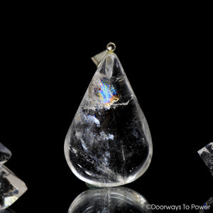 John of God Casa Crystal Drop Pendant w/ Rainbows