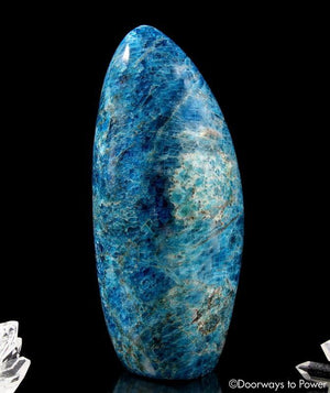 Blue Apatite Crystal Altar Stone 'Multiple Levels of Consciousness'