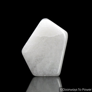 White Azeztulite Crystal Tumbled & Polished