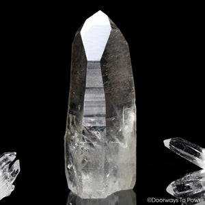 Golden Lemurian Seed Quartz Crystal Point