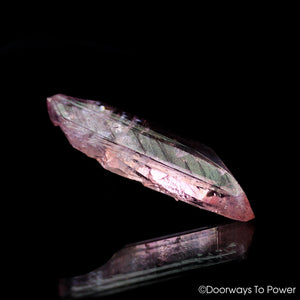 Rose Aura Colombian Lemurian Seed Record Keeper Crystal