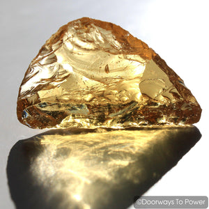 Lemurian Amber Monatomic Andara Crystal 'Light Transmuted into Life'