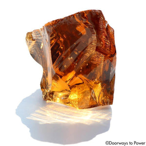 Lemurian Etherium Gold Andara Crystal 'Light Essence'