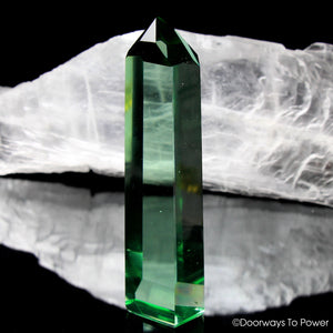 John of God Blessed Green Obsidian Crystal