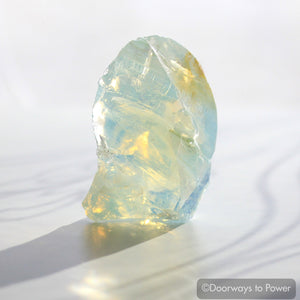 Angel Aura Opal Monatomic Andara Crystal w/ Rainbows 'Angel Codes'