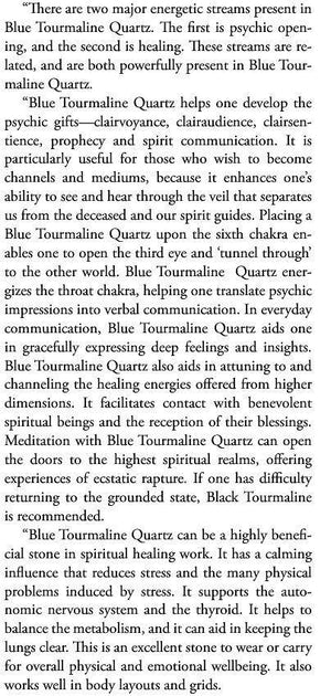 Blue Tourmaline Quartz Proeprties