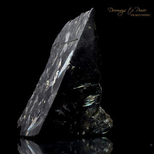 Nuummite Crystal Altar Stone