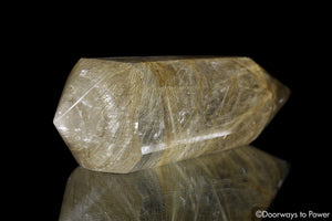 Golden Rutilated Quartz Vogel Crystal Dream Wand 'The Illuminator'