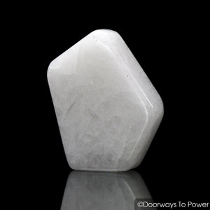 White Azeztulite Crystal Tumbled & Polished