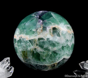  Fluorite Crystal Ball Sphere 
