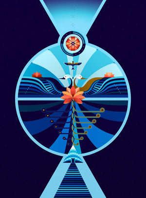 Tanzanite Fire Andara Crystal