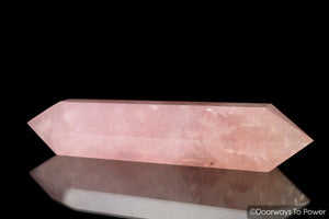 John of God Crystal Double Terminated Rose Quartz w/ Manifest Spirit