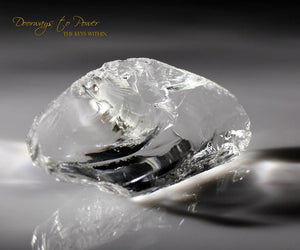 Cosmic Ice Monatomic Andara Crystal 'INFINITY'