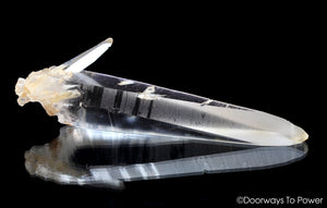 Lemurian Seed Bridge Inner Child Quartz Crystal Laser Wand 'Deep Penetrating Healing Energy'