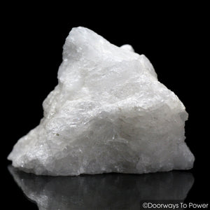 White Azeztulite Crystal Altar Stone Azozeo Activated