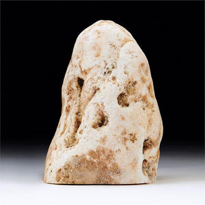 Honey & Cream Azeztulite Crystal Altar Stone Azozeo Activated