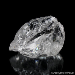 Satyaloka Clear Azeztulite Rainbow Quartz Master Record Keeper Starbrary Crystal