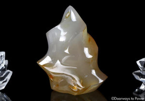 Shantilite Crystal Sculpture & Altar Stone 'Divine Peace' Shanti Light