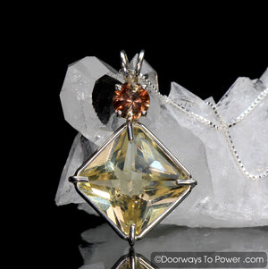 Golden Labradorite & Andalusite Magician Stone Pendant (RARE)