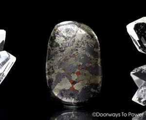 Healers Gold Tumbled Stone Polished Pyrite and Magnetite