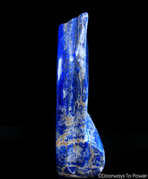 Lapis Lazuli & Pyrite Crystal Sculpture Altar Stone