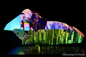 Titanium Aura Quartz DT Master Record Keeper Crystal