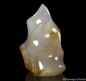 Shantilite Crystal Sculpture & Altar Stone 'Divine Peace' Shanti Light