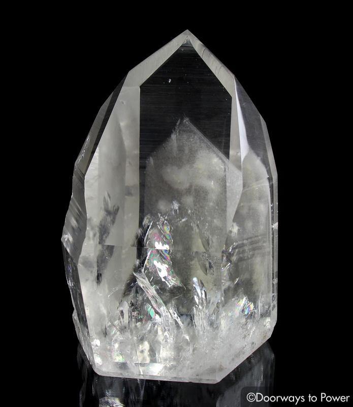 Lemurian Light Phantom Quartz Crystal Point 'ERA of LIGHT' 
