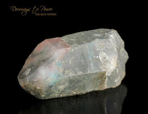 Ajoite in Quartz Record Keeper Crystal 'Rare'