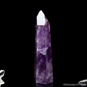 John of God Crystal Amethyst Quartz Temple Heart Dow