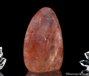 Pink Fire Azeztulite Crystal Altar Stone