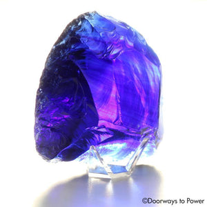 Tanzanite Fire Elestial Sapphire Monatomic Andara Crystal 'Lu·Mi·Nar·Y'