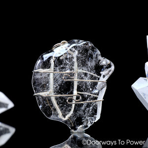 Himalayan Nirvana Quartz Crystal Pendant .925 SS