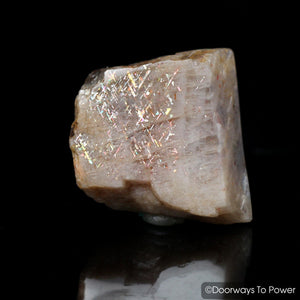 Rainbow Lattice Sunstone Crystal