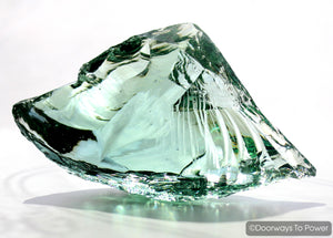 Ethereal Mint Monatomic Andara Crystal Sculpture 'FIRMAMENT'