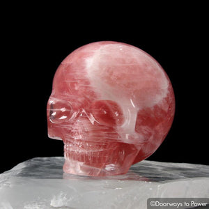 Rose Quartz Magical Child Master Crystal Skull 'Crystalline Hu Man'
