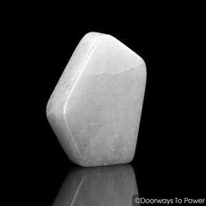 White Azeztulite Crystal Tumbled & Polished