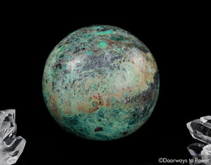 Chrysocolla Crystal Sphere 'Goodness Energies'