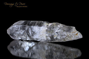 Sirius Quartz Crystal Skull Wand Talisman 'Nommos'