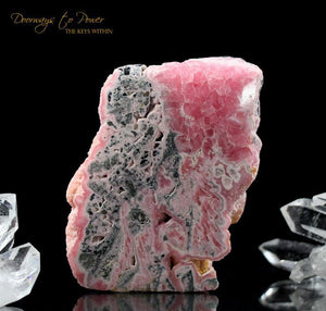 Rhodochrosite Crystal Altar Stone