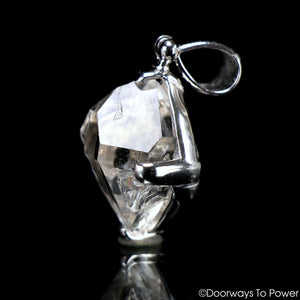 Herkimer Diamond Manifestation Quartz Record Keeper Crystal Pendant