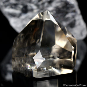 John of God Smoky Citrine Quartz Phantom Crystal Point